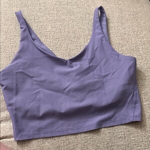Old Navy Purple Ribbed Tank Top